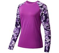 Bassdash - Camiseta de Manga Larga para Mujer con protección Solar UPF 50+ UV para Pesca, Senderismo, Rendimiento