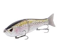 Bassdash SwimShad Glide Baits - Señuelo Articulado Deslizante para Pesca de Lubina, Lucio, Salmón, Trucha y Muskellunge