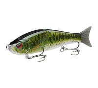 Bassdash SwimShad Glide Baits - Señuelo Articulado Deslizante para Pesca de Lubina, Lucio, Salmón, Trucha y Muskellunge