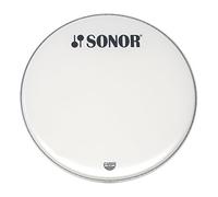 BassDrum Fell BD 24 10 H, 24", Marching, blanco liso, 2 capas