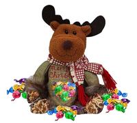 BASSE DI NATALE - SANTA SACKS | 80G Holiday Goodie Holder | Bolsa de regalo para envases de aperitivos para | Cookie Fruit Popcorn Storage | de presentación de cocción reutilizable para l