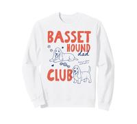 Basset Dad Club Basset Hound Dog Owner Dog Dad Fathers Day Sudadera