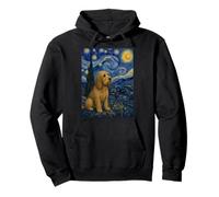 Basset Fauve de Bretagne Perro Van Gogh Noche Estrellada Sudadera con Capucha