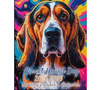 Basset Hound Dog 2025-2026 Monthly Planner: Two-Year Organizer with Address & Password Keeper - January 2025 to December 2026