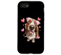 Basset Hound Dog - Gafas de Sol para el día de San Carcasa para iPhone SE (2020) / 7/8