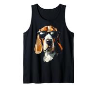 Basset Hound Dog Graphic Pet Gafas de Sol Basset Hound Camiseta sin Mangas