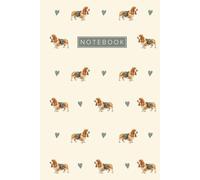 Basset Hound Dog Notebook Hardcover: Cute Aesthetic Lined Journal for Basset Hound Lovers & Owners