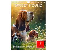 Basset Hound - freundlich und anhänglich (Wandkalender 2026 DIN A4 hoch), CALVENDO Monatskalender: Ein sanfter und gutmütiger Familienhund.