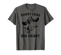 Basset Hound Short Legs Big Heart Camiseta