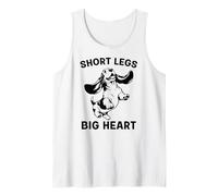 Basset Hound Short Legs Big Heart Camiseta sin Mangas