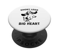 Basset Hound Short Legs Big Heart PopSockets PopGrip Adhesivo