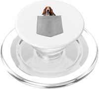 Bassett Hound Dog In Your Pocket PopSockets PopGrip para MagSafe