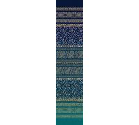 Bassetti Brenta 9325942 - Foulard (100% algodón, 350 x 270 cm), Color Azul
