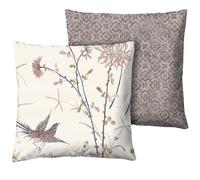 Bassetti Fong 9322742 Funda de cojín para mantelería, 100% algodón, tejido Panamá, colores surtidos, 4M, medidas: 40 x 40 cm