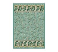 Bassetti Genova 9324123 V1 Plaid Mako - Algodón Satinado (240 x 250 cm), Color Verde