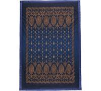 Bassetti Gold Decor 9333417 - Plaid (100% algodón, 135 x 190 cm), Color Azul