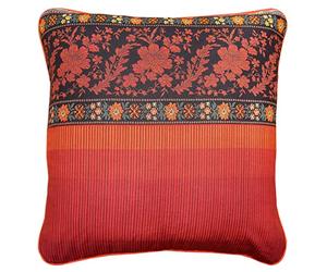 Bassetti Granfoulard 9324055 Orosei R1 - Funda de cojín (40 x 40 cm, 100% algodón, con Cremallera), Color Rojo