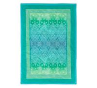 Bassetti Granfoulard Kerala V1 - Manta Decorativa (135 x 190 cm, 100% algodón Mercerizado, Suave y Ligera, 135 x 190 cm), Color Verde