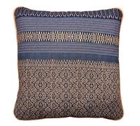 Bassetti Granfoulard Roccaraso B1 9324049 - Funda de cojín (100% algodón, con Cremallera, 40 x 40 cm), Color Azul