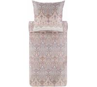 Bassetti ISOLABELLA 9329936 - Juego de Cama y 2 Fundas de Almohada (100% satén de algodón, Color Beige 41, Medidas: 200 x 200 + 2 K 80 x 80 cm)