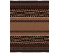 Bassetti Jacquard cálido Roccaraso R1 9324215 - Manta (algodón, satén Mako, 140 x 190 cm), Color Rojo