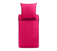 Bassetti Juego de Cama de 100% satén de algodón, 200 x 200 cm, Color Fucsia 9234131