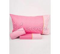 Bassetti Juego de cama de matrimonio de 2 plazas Dream 100% algodón arriba + abajo + 2 fundas de almohada