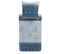 Bassetti Juego de Ropa de Cama como G1 de algodón satén mako en Color Gris, 2 Piezas con Cremallera, 240 x 220 cm, 80 x 80 cm, 9325192