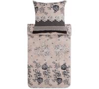 Bassetti Juego de Ropa de Cama de satén Paraggi (Marfil-Negro 20, 40 x 80)