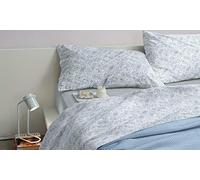 Bassetti - Juego de sábanas matrimonial de dos plazas, línea Dream, 100% algodón, incluye sábana encimera, sábana bajera, dos fundas de almohada (Maui, gris)