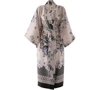 Bassetti Kimono Paraggi (DE/NL/SE/PL, Alfanumérico, L, XL, Regular, Regular, Marfil-Negro 20)