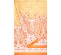 Bassetti Mergellina 9328422 - Foulard de algodón 100% en Color Naranja O1, tamaño: 350 x 270 cm