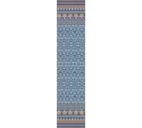 Bassetti Mira 9325945 - Foulard de algodón 100% en Color Azul B1, tamaño: 350 x 270 cm