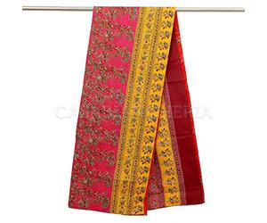 Bassetti Montefano Foulard - Foulard, algodón, 270 x 270 cm, Color Rojo