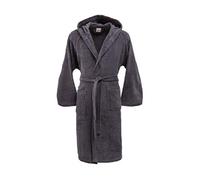 Bassetti New Albornoz Bata Toalla de baño 100% Puro Algodón Esponja Color sólido Largo con Capucha, Bolsillos y Cinturón, Altamente Absorbente Hombre Mujer Tamaño S-5XL