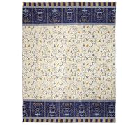 Bassetti OPLONTIS Colcha, 57 Hilos por cm². Relleno: 100% algodón Puro, Azul, 265x255 cm