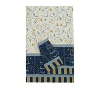 Bassetti OPLONTIS Foulard de algodón 100% en Color Azul v.9, Dimensiones: 270 x 270 cm - 9267897