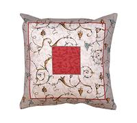 Bassetti OPLONTIS Funda de cojín para TW, algodón, Rojo, 40 x 40 cm