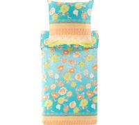 Bassetti POSILLIPO 9327385 - Juego de Cama y Funda de Almohada (135 x 200 cm, 100% satén de algodón), Color Verde