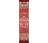 Bassetti Ragusa 9325940 - Foulard de algodón 100%, Color Burdeos R1, tamaño: 270 x 270 cm