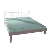 Bassetti Sábana Bajera Uni 565 Salvia, algodón y Elastano, Dimensiones: 180 x 200 cm, 200 x 220 cm, 9314077