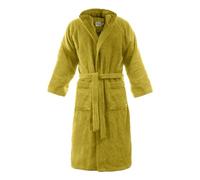 Bassetti Time - Albornoz de rizo con capucha para hombre y mujer, de 360 g/m², verde ácido, Large