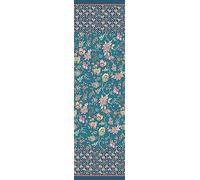 Bassetti Vicenza 9325932 - Foulard de algodón 100% en Color Turquesa/Azul petróleo B1, tamaño: 270 x 270 cm