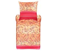 Bassetti Zirvehome - Juego de Cama (algodón, 200 x 200 cm), Color Naranja
