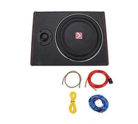 BASSFLY Subwoofer Ultrafino for Coche de 600W, Altavoz Activo for Debajo del Asiento, Amplificador de Potencia estéreo HiFi, Altavoz for Coche, Amplificador de Altavoz estéreo(8inch 600W)