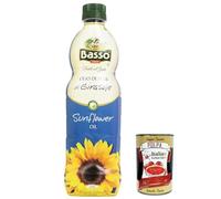 Basso Olio di girasole - Aceite de girasol (3 unidades, 1 L, 400 g)