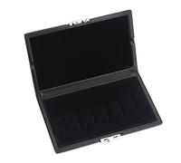 Bassoon Reeds Storage Case, PU Leather Bassoon case Black Reeds Container Box Oboe Container Box for Musical Instrument Storage