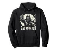 Basssquatch Funny Bigfoot Bass Fishing Sudadera con Capucha