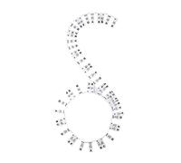 Bassulouda 1 unids Stave Notation Note Strip Pegatinas Piano Key Pegatinas para Estudiantes Principiantes 88 Key