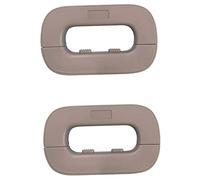 Bassulouda Cerradura de la Puerta del Refrigerador Congelador para Niños Cerradura de Pestillo de Refrigerador a Prueba de los Niños Ninguna Herramienta Requerida Instalación Fácil Gris